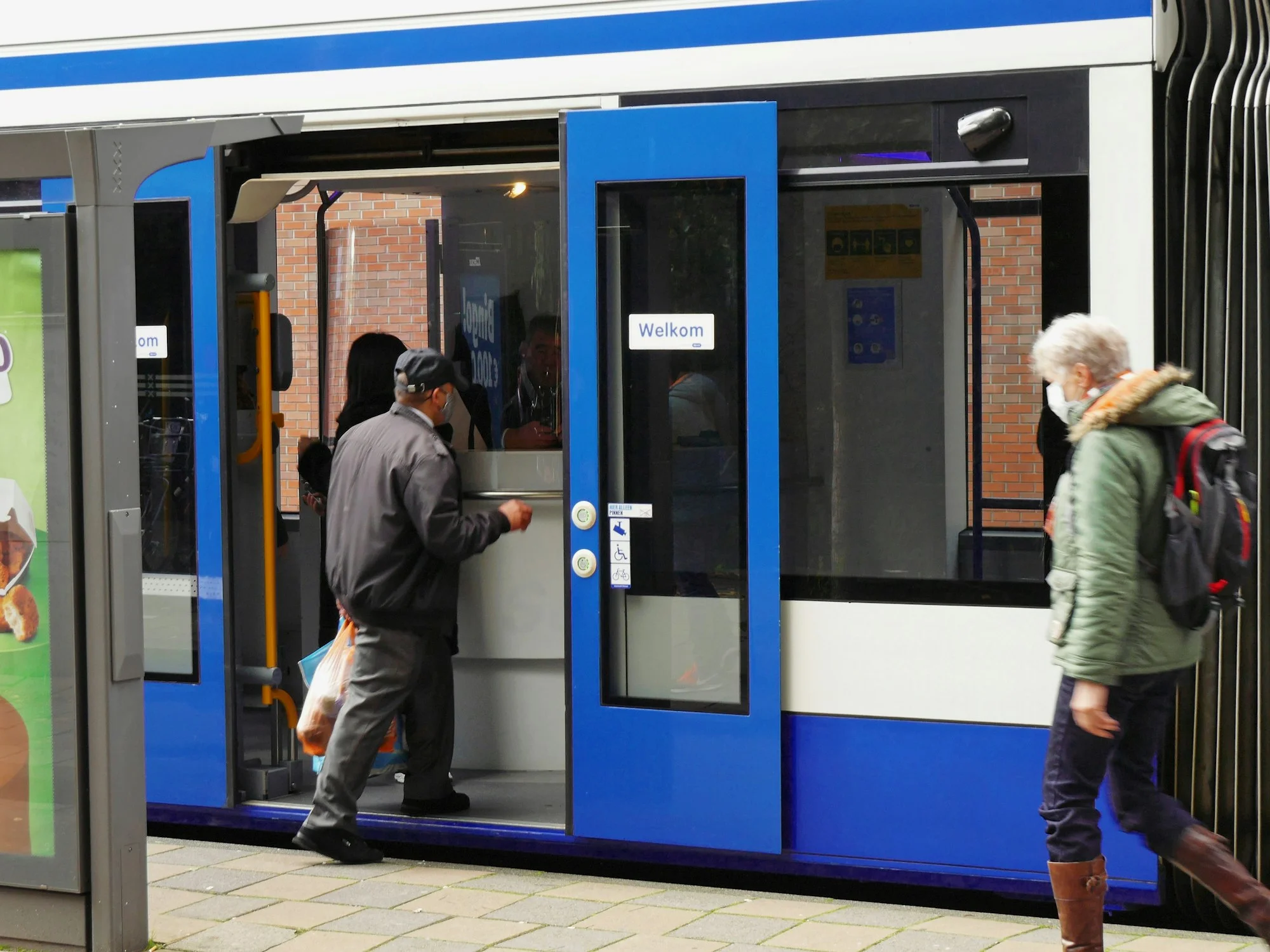 Tram check-in